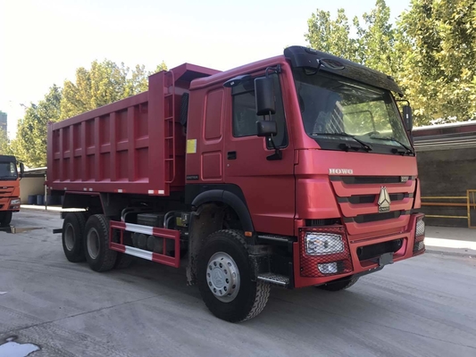 Hw76 Cab Sinotruk HOWO Usado 6*4 10 rodas caminhão de despejo caminhão de descarga Hw19710 transmissão