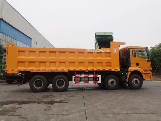 Shacman H3000 Utilizado 8X4 12 rodas camião de descarga de descarga com levantamento hidráulico de rebentador ventral