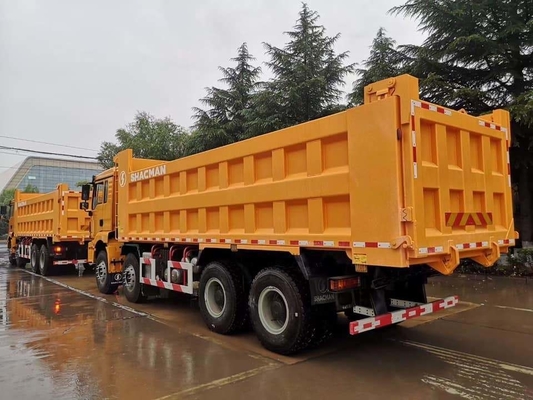 Shacman H3000 Utilizado 8X4 12 rodas camião de descarga de descarga com levantamento hidráulico de rebentador ventral