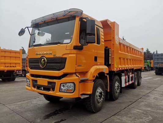 Shacman H3000 Utilizado 8X4 12 rodas camião de descarga de descarga com levantamento hidráulico de rebentador ventral
