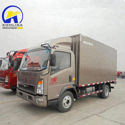 Sinotruk HOWO Hohan Cdw 4X2 Mini Van Box Cargo 3 Ton Dump Truck para 150 cavalos de potência