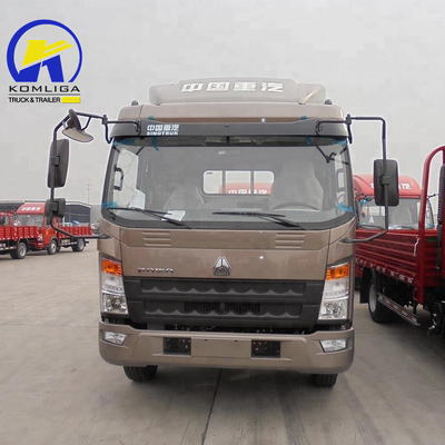 Sinotruk HOWO Hohan Cdw 4X2 Mini Van Box Cargo 3 Ton Dump Truck para 150 cavalos de potência