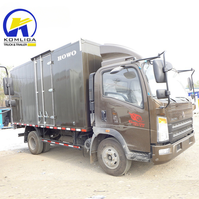 Sinotruk HOWO Hohan Cdw 4X2 Mini Van Box Cargo 3 Ton Dump Truck para 150 cavalos de potência