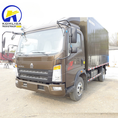 Sinotruk HOWO Hohan Cdw 4X2 Mini Van Box Cargo 3 Ton Dump Truck para 150 cavalos de potência