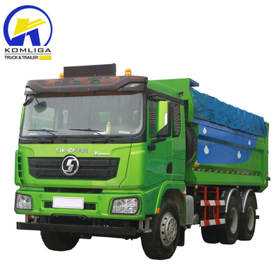 Usado 8L Motor Capacidade Frente Lifting Estilo Shacman 8X4 12 rodas Dump Truck