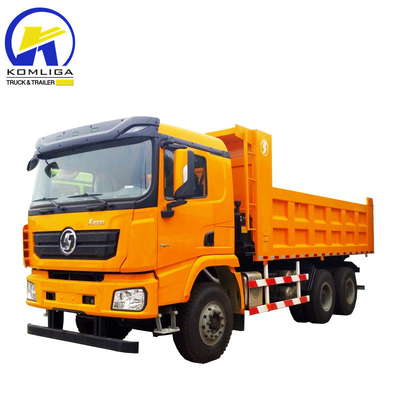 Usado 8L Motor Capacidade Frente Lifting Estilo Shacman 8X4 12 rodas Dump Truck