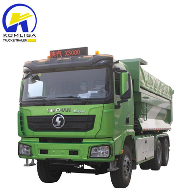 Usado 8L Motor Capacidade Frente Lifting Estilo Shacman 8X4 12 rodas Dump Truck