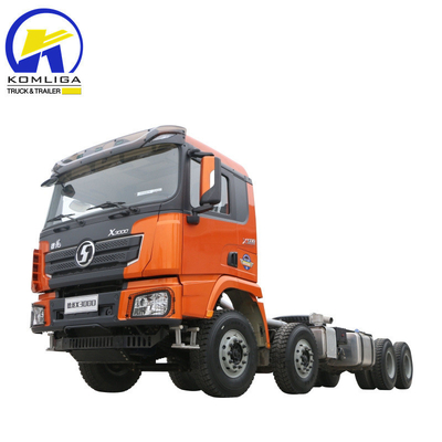 Carrinho de descarga Shacman usado 8X4 12 rodas Carrinho de descarga de carrinho com cabine Hw76 em boas condições