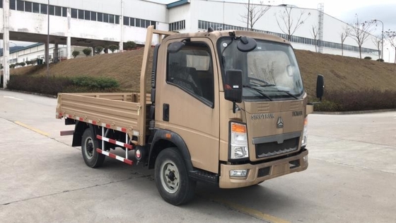Dongfeng Sinotruk HOWO Pequeno 6 pneus 4X2 10m3 camião de descarga com design de pneus sem tubo