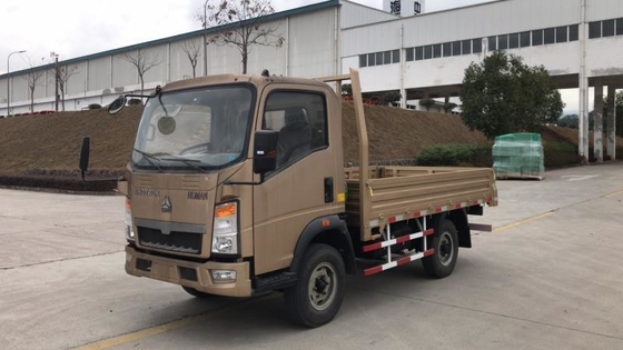 Dongfeng Sinotruk HOWO Pequeno 6 pneus 4X2 10m3 camião de descarga com design de pneus sem tubo