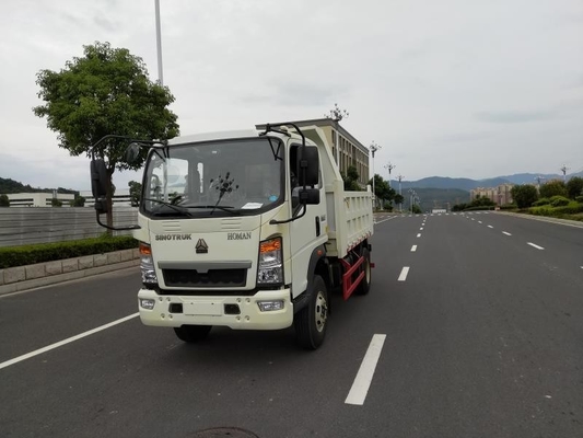 Dongfeng Sinotruk HOWO Pequeno 6 pneus 4X2 10m3 camião de descarga com design de pneus sem tubo