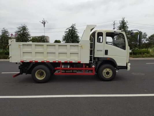 Dongfeng Sinotruk HOWO Pequeno 6 pneus 4X2 10m3 camião de descarga com design de pneus sem tubo