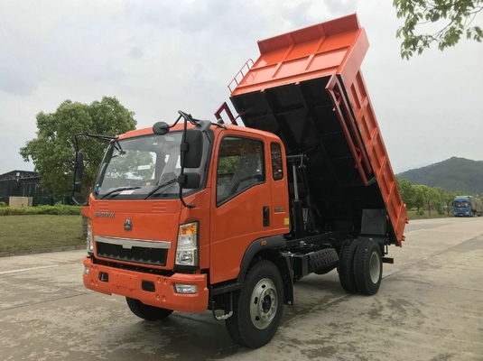 Sinotruk 4X2 12 toneladas 12 metros cúbicos camião de descarga com capacidade de motor Euro II 4-6L
