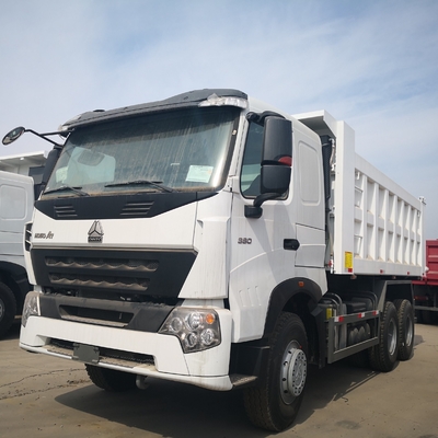 Sinotruk HOWO 6*4 camião de descarga de segunda mão com levantamento hidráulico de rebentador ventral