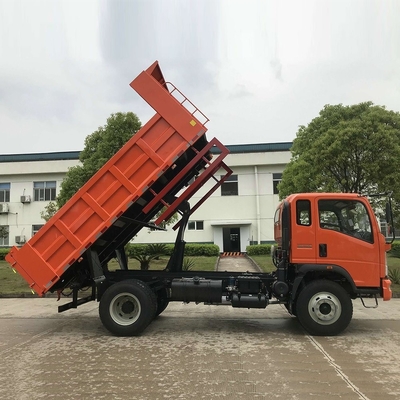 Usado Sinotruk HOWO 4X2 6wheel Mini Light Dump Tipper Truck com transmissão manual