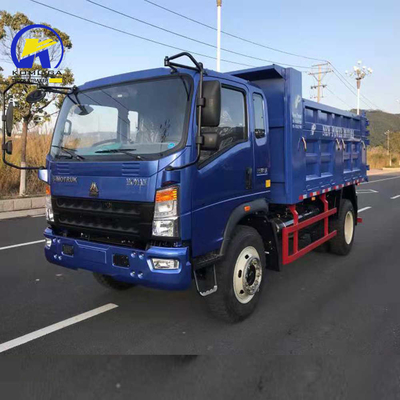 Sinotruk HOWO 4X2 Mini-Dumper Tipper Truck de segunda mão com capacidade de carga de 5 toneladas