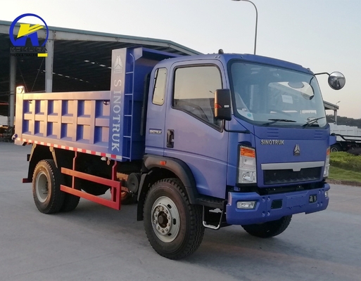 Sinotruk HOWO 4X2 Mini-Dumper Tipper Truck de segunda mão com capacidade de carga de 5 toneladas