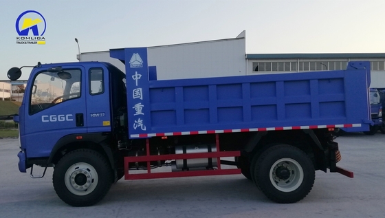 Sinotruk HOWO 4X2 Mini-Dumper Tipper Truck de segunda mão com capacidade de carga de 5 toneladas