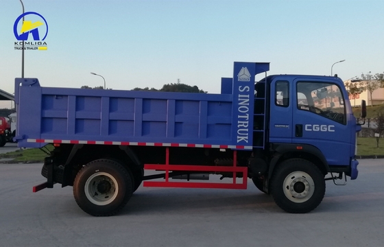 Sinotruk HOWO 4X2 Mini-Dumper Tipper Truck de segunda mão com capacidade de carga de 5 toneladas