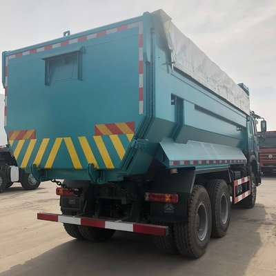 Caminhão de 10 rodas 6X4 Sinotruk HOWO Caminhão de descarga em forma de U com transmissão Hw19710