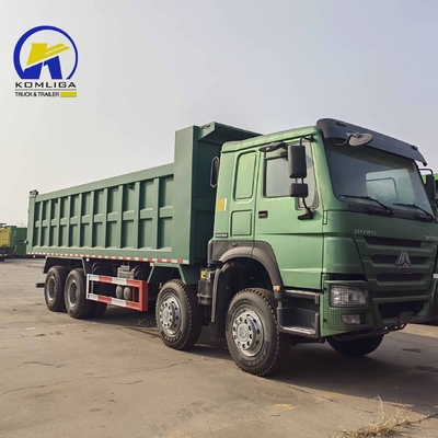 8X4 12 Wheeler 60ton Sinotruck Tipper Dumper 371HP HOWO Dump Truck para construção