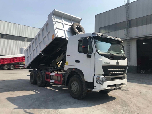 Sinotruck usado 10wheeler Tipper Dumper 371HP HOWO Dump Truck com design de pneu radial