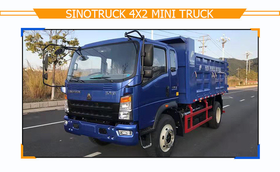 Sinotruk HOWO Homan 4X2 4X4 camião de descarga com eixo dianteiro 2,4 toneladas e eixo traseiro 4,2 toneladas
