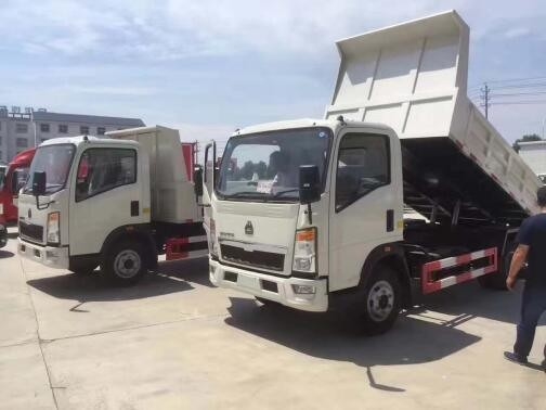 Customização 5-10t Sino HOWO Mini Truck Cargo Dump Truck com Modelo Zz1047D3414c145