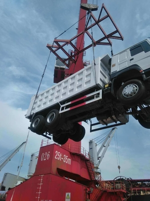 Sinotruk 10 rodas HOWO Tipper Usado camião de descarga com eixo dianteiro 9tons capacidade de carga