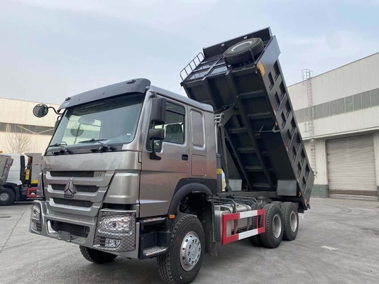 Sinotruk 10 rodas HOWO Tipper Usado camião de descarga com eixo dianteiro 9tons capacidade de carga