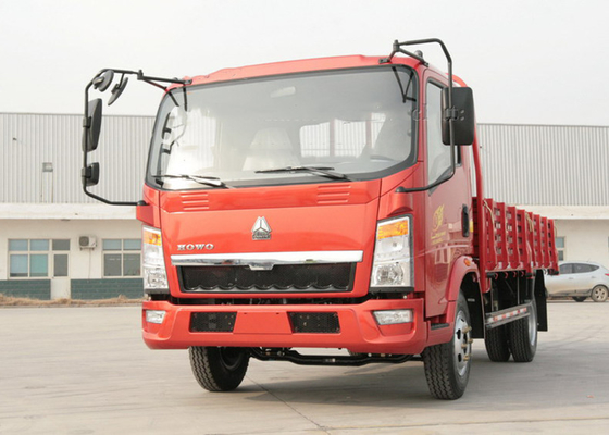 Red Sinotruk HOWO 4X2 Mini Truck Cargo Dump Truck para transporte de pequenas cargas