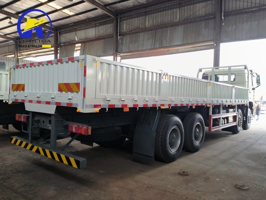 Desenho de pneus sem tubo Sinotruk HOWO 8X4 caminhão de carga pesado com transmissão Wly6t46