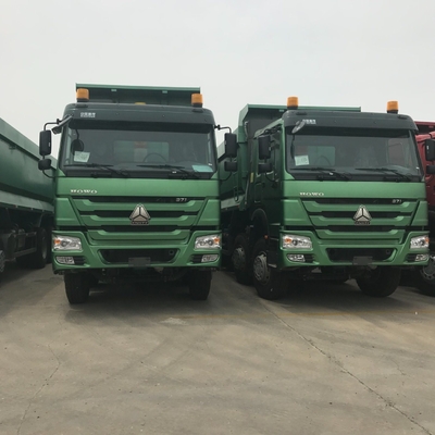 Sinotruk 8X4 12 rodas 50 toneladas HOWO Tipper Usado camião de lixo com opção de personalização
