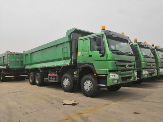 Sinotruk 8X4 12 rodas 50 toneladas HOWO Tipper Usado camião de lixo com opção de personalização