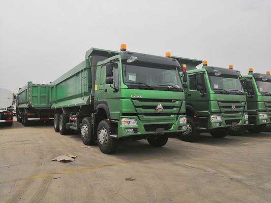 Sinotruk 8X4 12 rodas 50 toneladas HOWO Tipper Usado camião de lixo com opção de personalização
