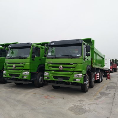 Sinotruk 8X4 12 rodas 50 toneladas HOWO Tipper Usado camião de lixo com opção de personalização