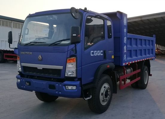 ZZ1047D3414C145 HOWO 4X2 Mini camião leve Cargo camião de descarga com ar condicionado