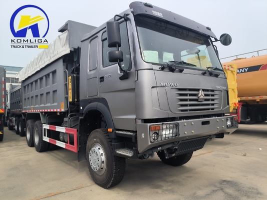 25 toneladas usadas HOWO Carrinho de descarga com despejo 6X4 10 Wheeler com dimensão de balde 5600X2300X1500