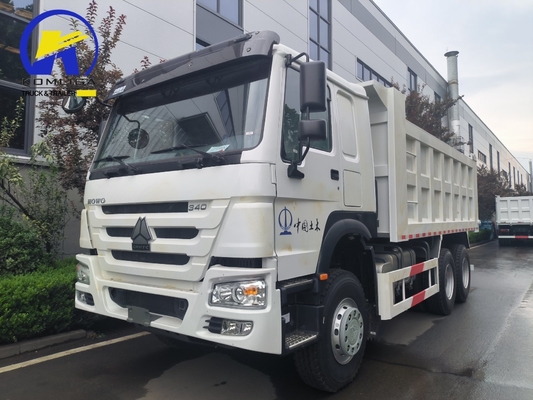 Estilo de elevação frontal usado Sinotruk HOWO 6X4 10 rodas Dumpper Tipper Tipping Dump Truck