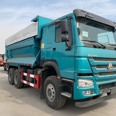 Caminhão Sino usado certificado pelo GCC HOWO 6X4 Caminhão de descarga com lonas e pneus 1200r20