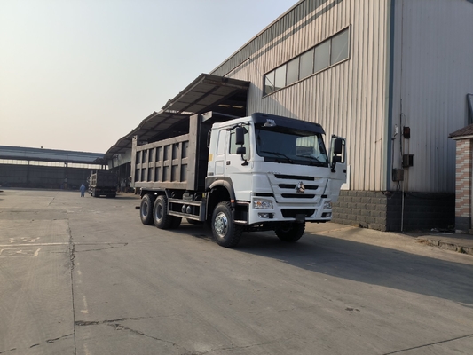 Usado HOWO 6X4 10 rodas camião de descarga com duplo Alex e apoio de peças de reposição técnicas