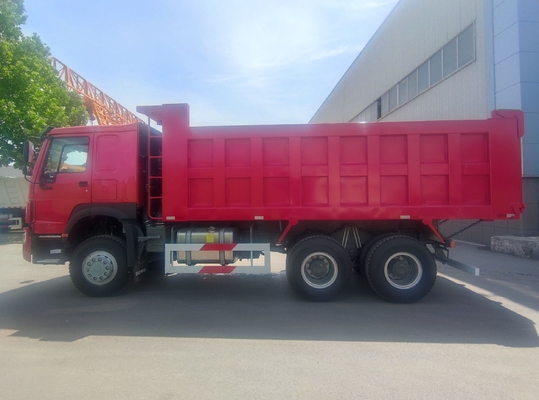 Sinotruk HOWO 6X4 Caminhão de descarga usado Caminhão de descarga de 10 rodas com capacidade de 25-30 toneladas