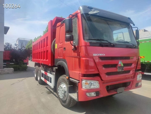 Sinotruk HOWO 6X4 Caminhão de descarga usado Caminhão de descarga de 10 rodas com capacidade de 25-30 toneladas