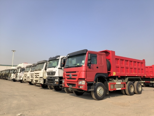 Sinotruk HOWO 6X4 Caminhão de descarga usado Caminhão de descarga de 10 rodas com capacidade de 25-30 toneladas