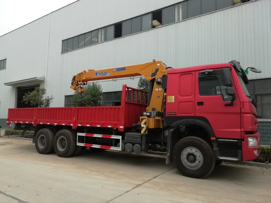 Peças de reposição técnicas de apoio HOWO 6X4 4X2 camião de carga com guindaste e capacidade de motor 4-6L