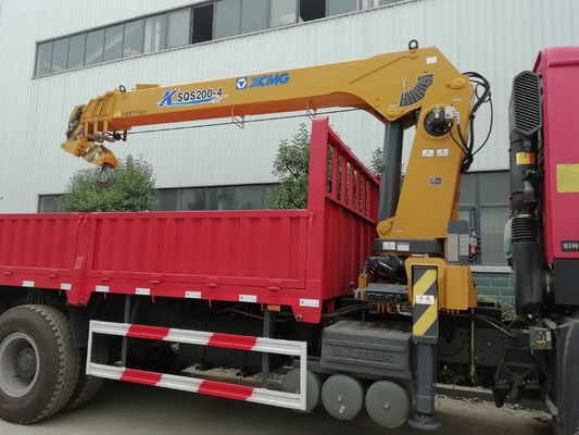 Peças de reposição técnicas de apoio HOWO 6X4 4X2 camião de carga com guindaste e capacidade de motor 4-6L