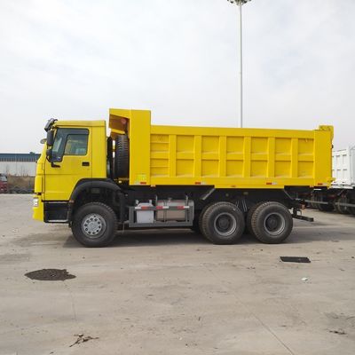 Certificação de pneus GCC Sinotruk HOWO de segunda mão 10 rodas 6*4 tipper camião de lixo usado