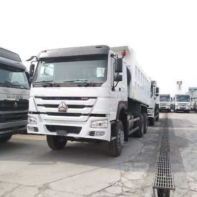 Certificação de pneus GCC Sinotruk HOWO de segunda mão 10 rodas 6*4 tipper camião de lixo usado