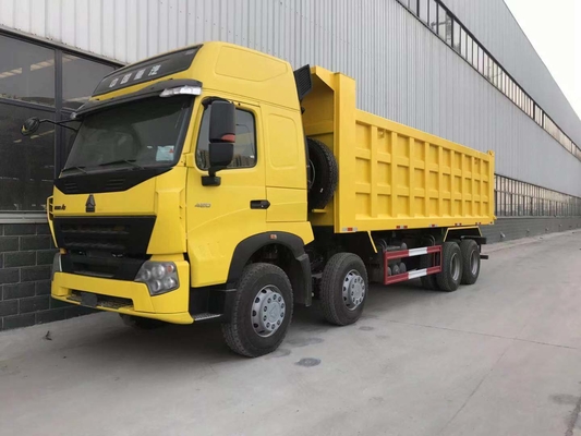 Produtos 8X4 caminhão pesado de 12 rodas Sinotruk caminhão de descarga usado com 375 cavalos de potência