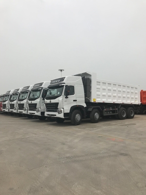 Customização 12 Wheel Heavy Duty Used Sinotruk Dump Truck 8X4 com Certificação DOT